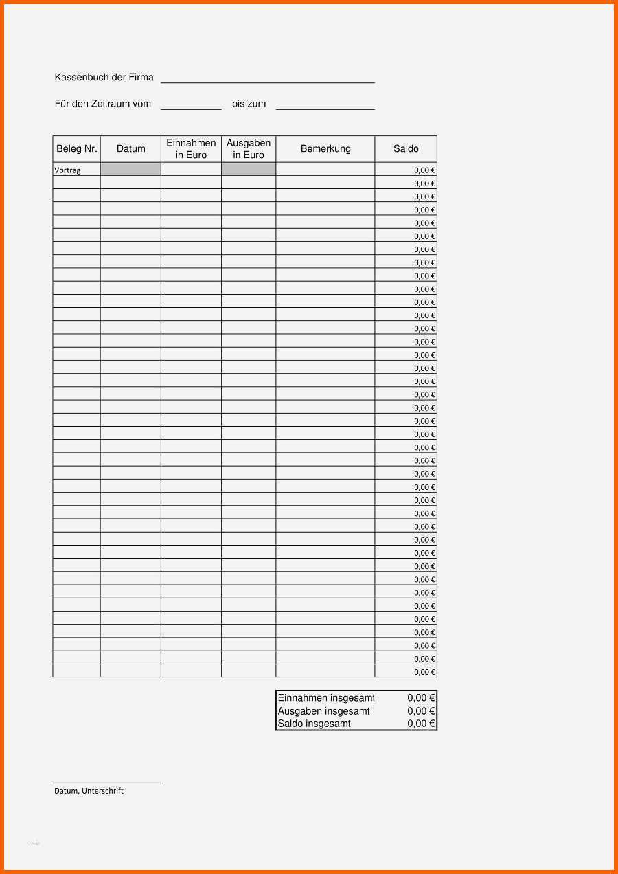 13 fahrtenbuch vorlage pdf kostenlos