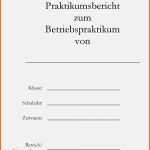 Allerbeste 15 Praktikumsbericht Einleitung Vorlage