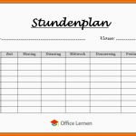 Allerbeste 15 Stundenplan Vorlage Excel