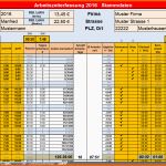 Allerbeste Arbeitszeiterfassung 2016 Excel Vorlagen Shop