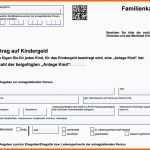 Allerbeste Kindergeldantrag Vorlage Pdf formular Download