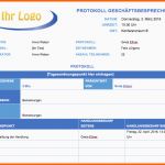 Allerbeste Kostenlose Protokollvorlagen Für Microsoft Word