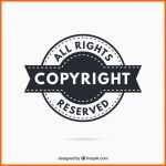 Allerbeste Moderne Copyright Symbol Vorlage