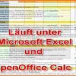 Allerbeste Nebenkostenabrechnung Excel Tabelle