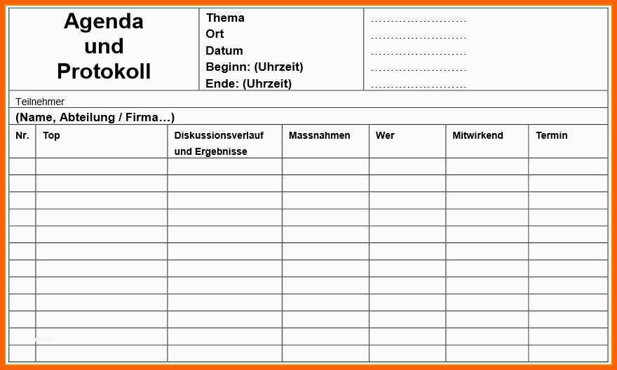 Allerbeste Protokoll Vereinssitzung Vorlage Kostenlos Erstaunlich