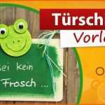 Allerbeste Türschild Vorlage Frosch 🐸 Basteln Für Den sommer