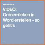 Allerbeste Word Vorlage ordnerrücken – Kostenlos Vorlagen