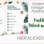 Am Beliebtesten Checkliste Urlaub Mit Baby &quot;pdf Vorlage Zum Ausdrucken&quot;