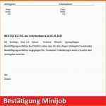 Am Beliebtesten Kündigung Minijob Vorlage