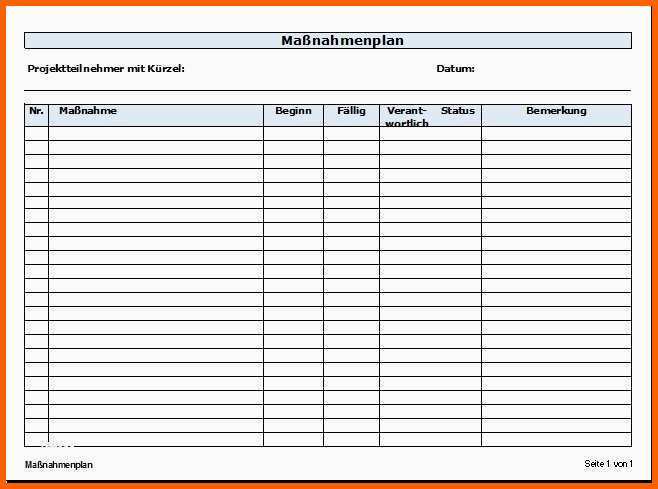 vorlage ablaufplan word