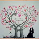 Am Beliebtesten Wedding Tree Herz Fingerabdruck Baum Hochzeit Geschenk