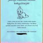 Angepasst Babysitten Flyer Arbeit Baby Babysitting