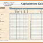 Angepasst Kopfschmerzkalender Download