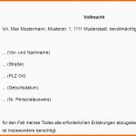 Angepasst Vorlage Vollmacht Related Keywords Vorlage Vollmacht