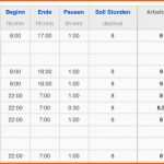 Atemberaubend Numbers Vorlage Zeiterfassung Arbeitszeit 2016