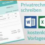 Atemberaubend Privatrechnung Was Muss Drauf Kostenlose Word Und Excel