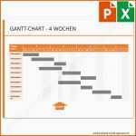 Atemberaubend Vorlage Gantt Chart 4 Wochen