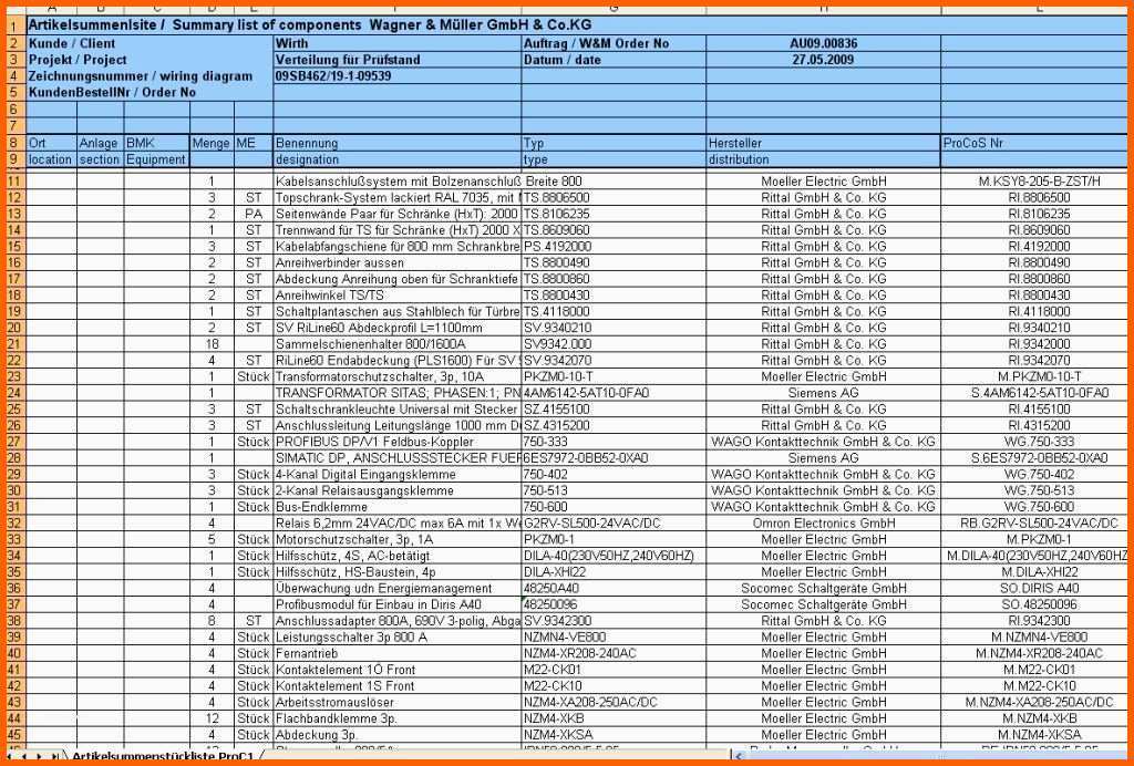 Außergewöhnlich Materialliste Elektroinstallation Vorlage Facespiratebay