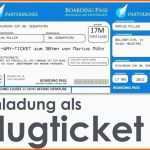 Außergewöhnlich Neues Flugticket Vorlage Geschenk