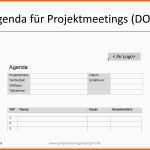 Ausgezeichnet Agenda Für Projektmeetings Mit Vorlage Zum Download In