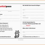 Ausgezeichnet Freundeskreis Katze Und Mensch E V Fkum Notfallpass Und