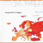 Ausgezeichnet Nuts 3 Europa Karte Powerpoint Präsentation Vektor Karte
