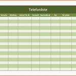 Ausgezeichnet Telefonverzeichnis Als Excel Vorlagen Kostenlos