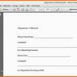 Ausgezeichnet Vollmacht Pdf Vorlage Download – Kostenlos – Chip