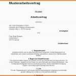 Ausnahmsweise Arbeitsvertrag Muster Download