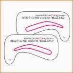 Ausnahmsweise Augenbrauen Schablonen In Verschiedenen Styles Und Grössen