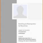 Ausnahmsweise Bewerbung Deckblatt Muster Vorlage 18