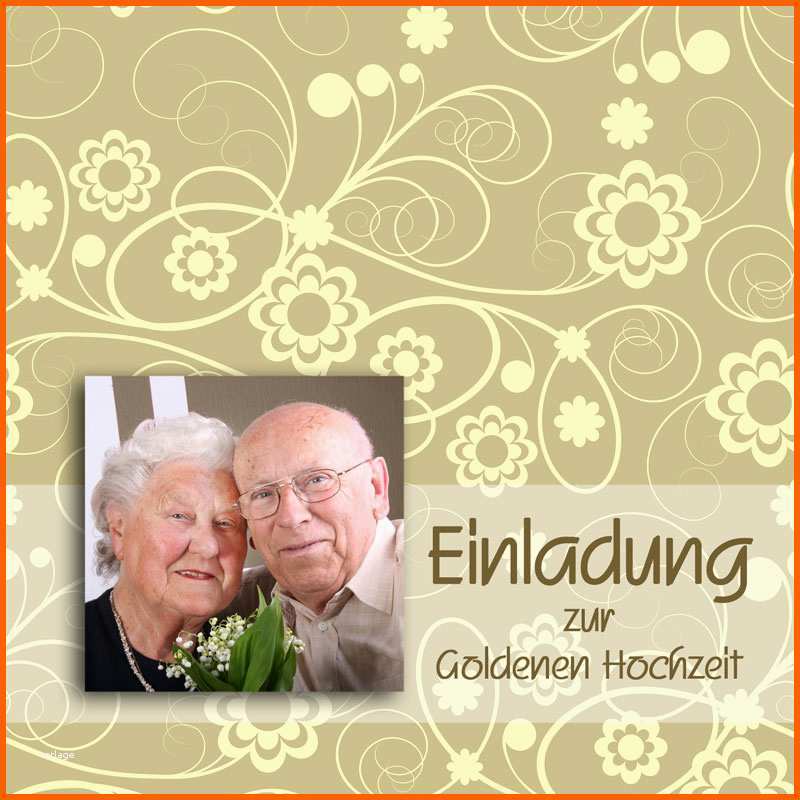 Ausnahmsweise Einladung & Einladungskarten Goldene Hochzeit - Kostenlos ...