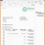 Ausnahmsweise Word Vorlage Rechnung Fotografie Intex Vorlagen Für