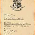 Beeindruckend 15 Hogwarts Brief Vorlage