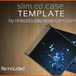Beeindruckend Cd Cover Slimcase Vorlage Word Cd Case Template for