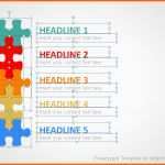 Beeindruckend Puzzle List Diagram Powerpoint Template