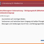 Beeindruckend Unterweisung Reinigungskraft sofort Download