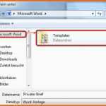 Beeindruckend Word Vorlagen Richtig Speichern Bilder Screenshots