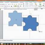 Bemerkenswert Powerpoint Eigene formen Erstellen Puzzle Teile