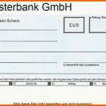 Bemerkenswert Verrechnungsschecks Ausstellen Bank Scheck