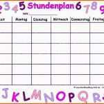 Bestbewertet 11 Stundenplan Vorlage