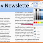 Bestbewertet Newsletter Vorlage Word – Wordde