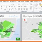 Bestbewertet Powerpoint Minas Gerias Karte Brasilien