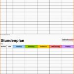 Bestbewertet Stundenplan Vorlagen Excel Zum Download &amp; Ausdrucken