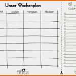 Bestbewertet Wochenplan Essen Vorlage Einzigartig Unser Wochenplan Die