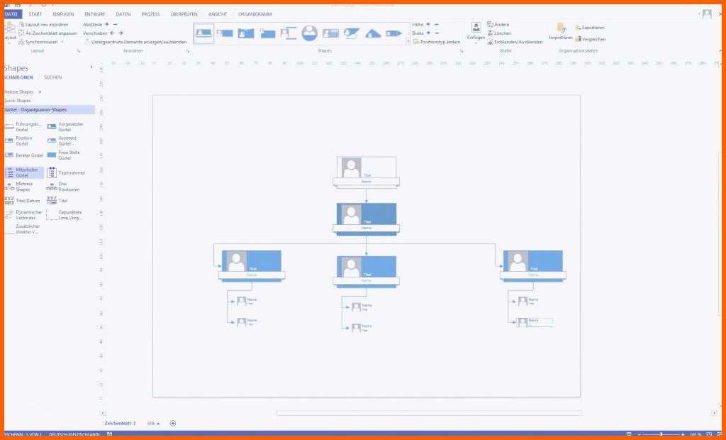 organigramm erstellen excel