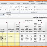 Beste Excel Arbeitszeiterfassung Mit Variabler Pausenzeit