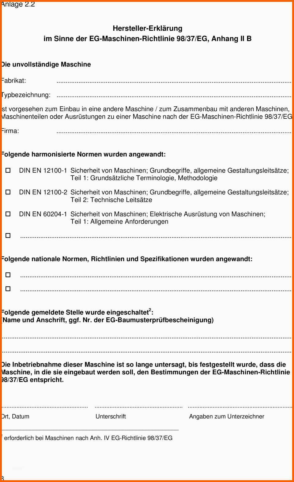 Beste Konformitätserklärung Vorlage Pdf Fein