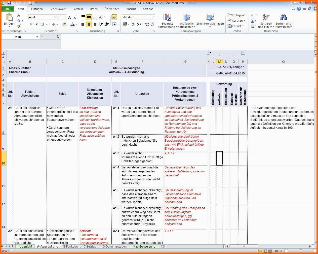 Beste Lastenheft Vorlage Excel – Gehen