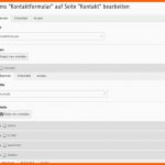 Einzahl Faq Kontaktformular Bearbeiten